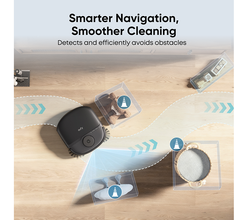 EUFY Omni C28A Robot Vacuum & Mop with All-in-One Station & Accessory Kit - Black