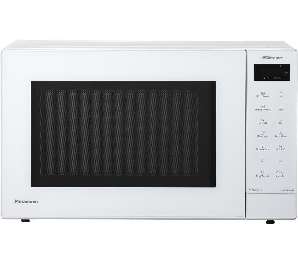 PANASONIC NN-ST64QWBPQ Solo Microwave - White