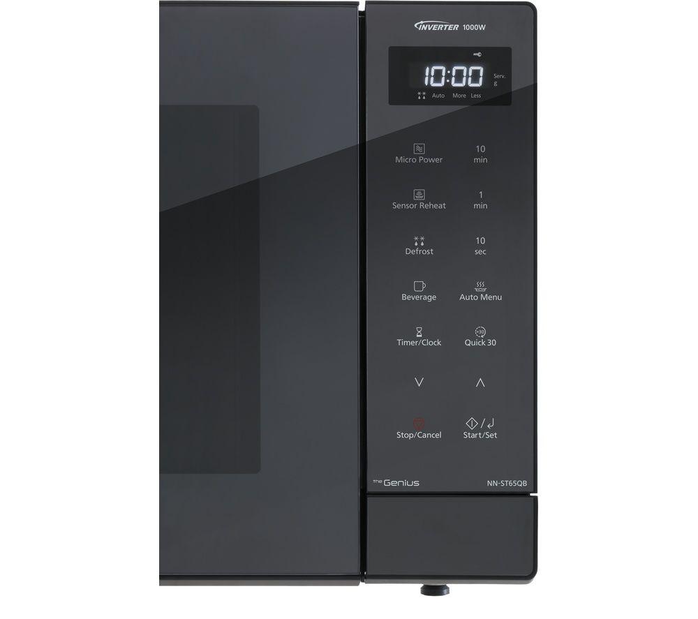 PANASONIC NN-ST65QBBPQ Microondas compacto individual - Negro