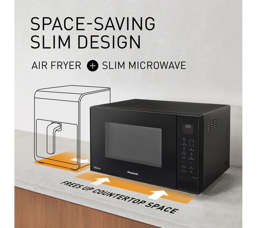 Microondas combinado PANASONIC 4 en 1 con función de freidora de aire NN-CT56RBBPQ - Negro