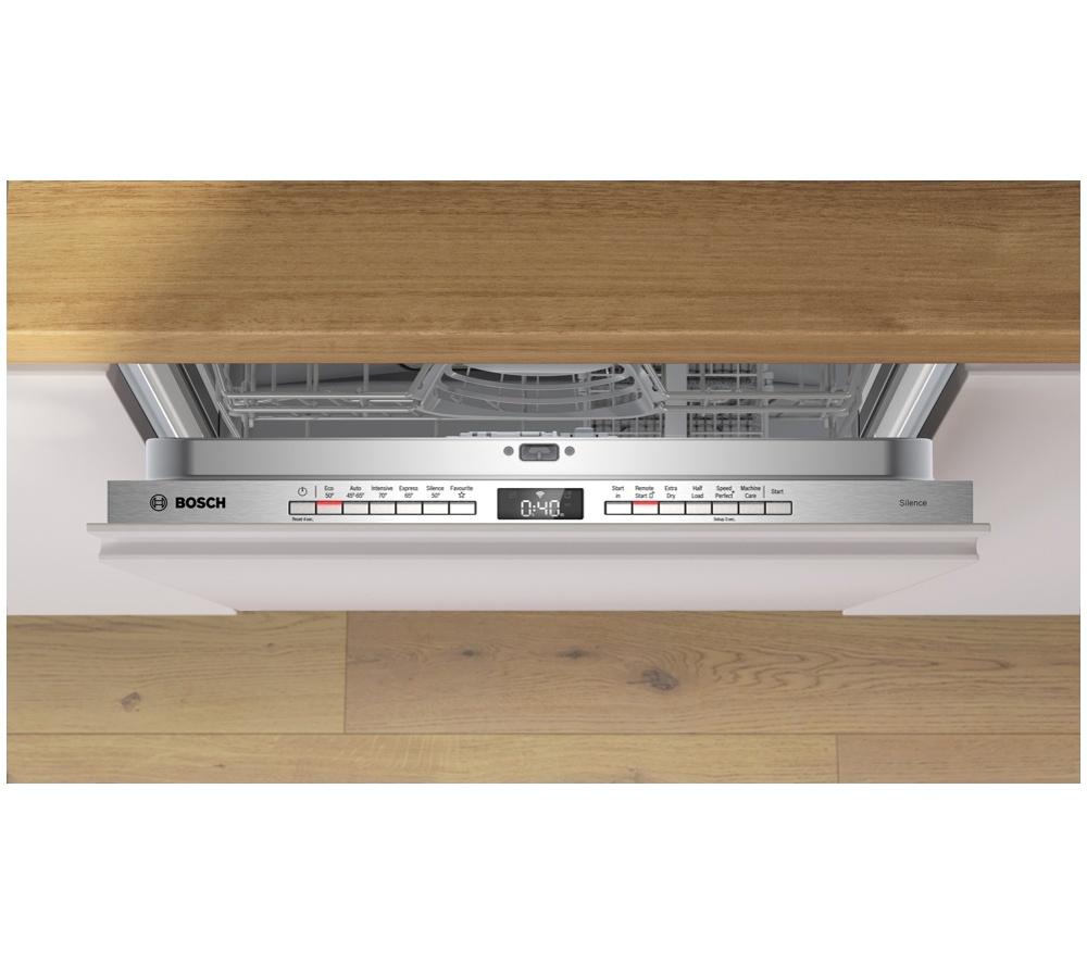 BOSCH Serie 4 SMH4HTX11G Vollintegrierter WLAN-fähiger Geschirrspüler in Standardgröße