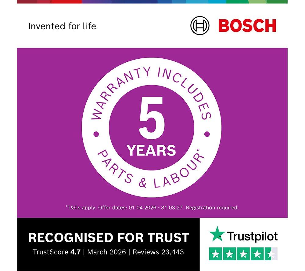 BOSCH Series 2 SPV2HKX02G Slimline Fully Integrated WiFi-enabled Dishwasher