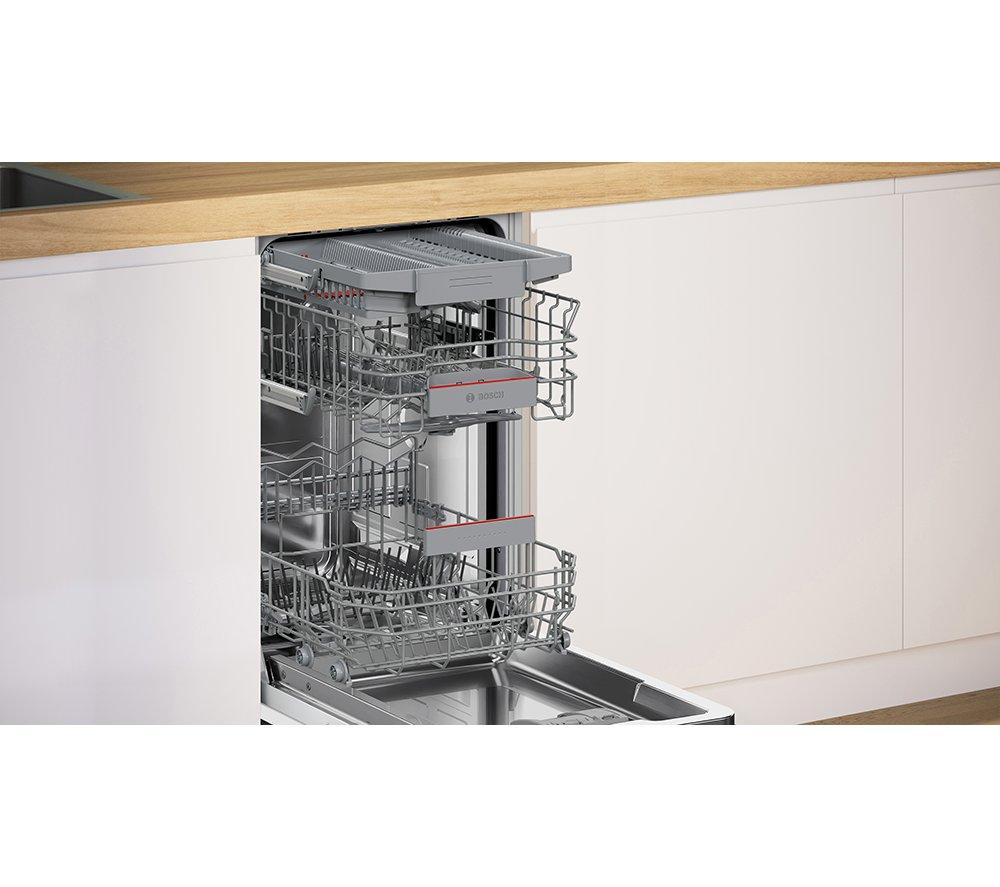Lavavajillas totalmente integrado con wifi Bosch Serie 4 SPV4EMX17G Slimline