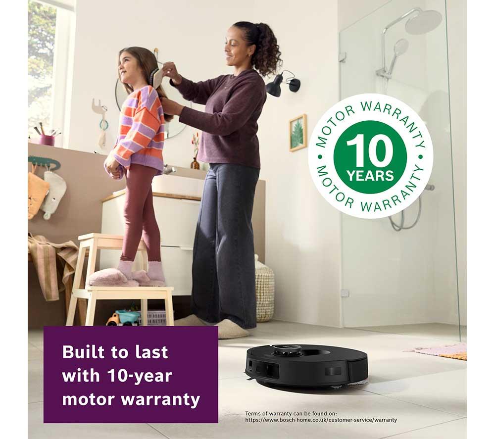 Aspiradora y fregona robot BOSCH Spotless Max BCRDW3B - Negro