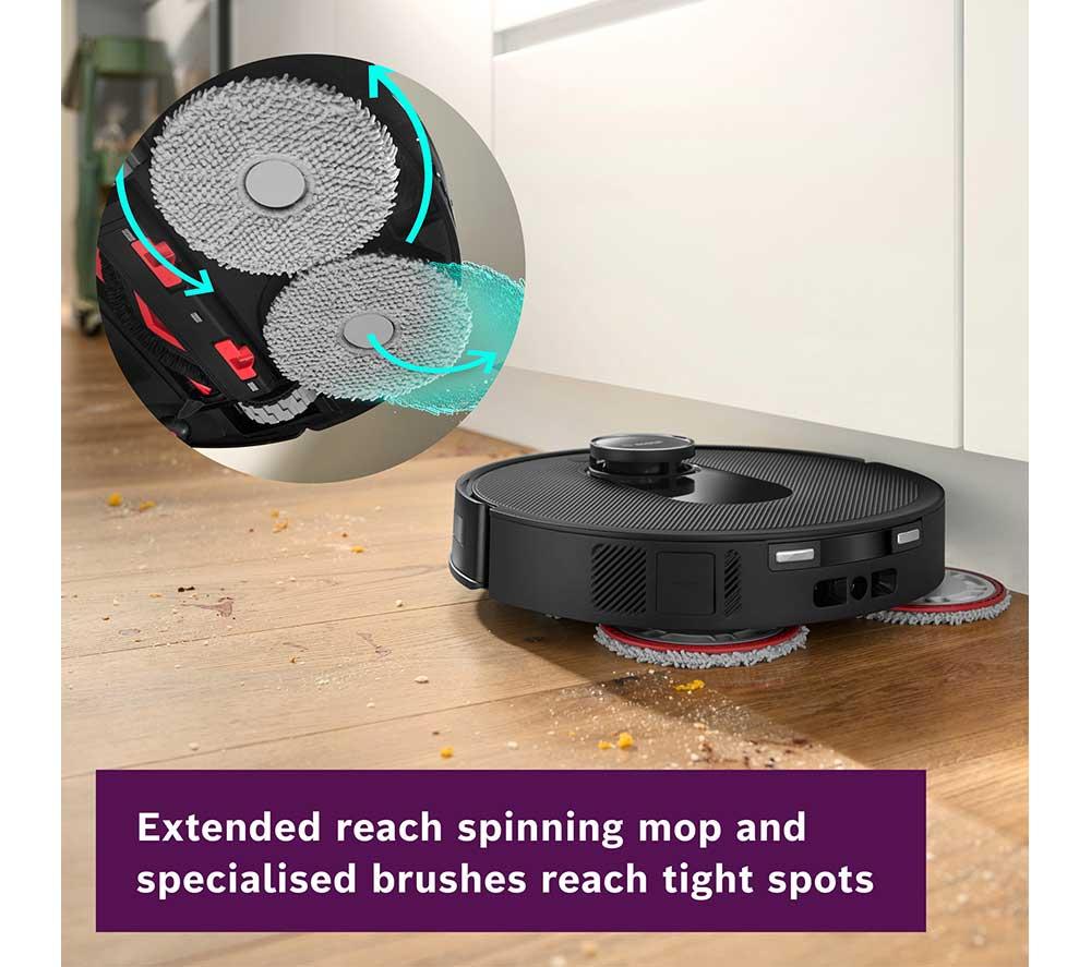 Aspiradora y fregona robot BOSCH Spotless Max BCRDW3B - Negro