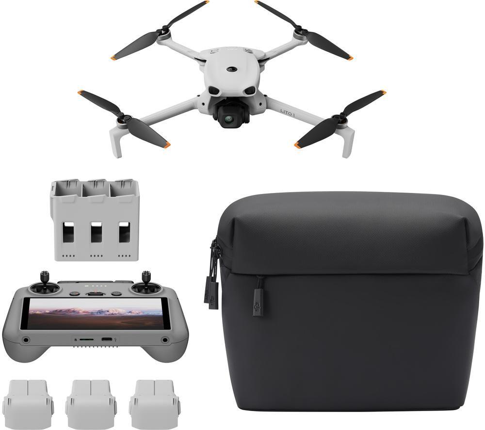 DJI Lito X1 Fly More Combo Plus with RC-2 Remote Controller - Grey