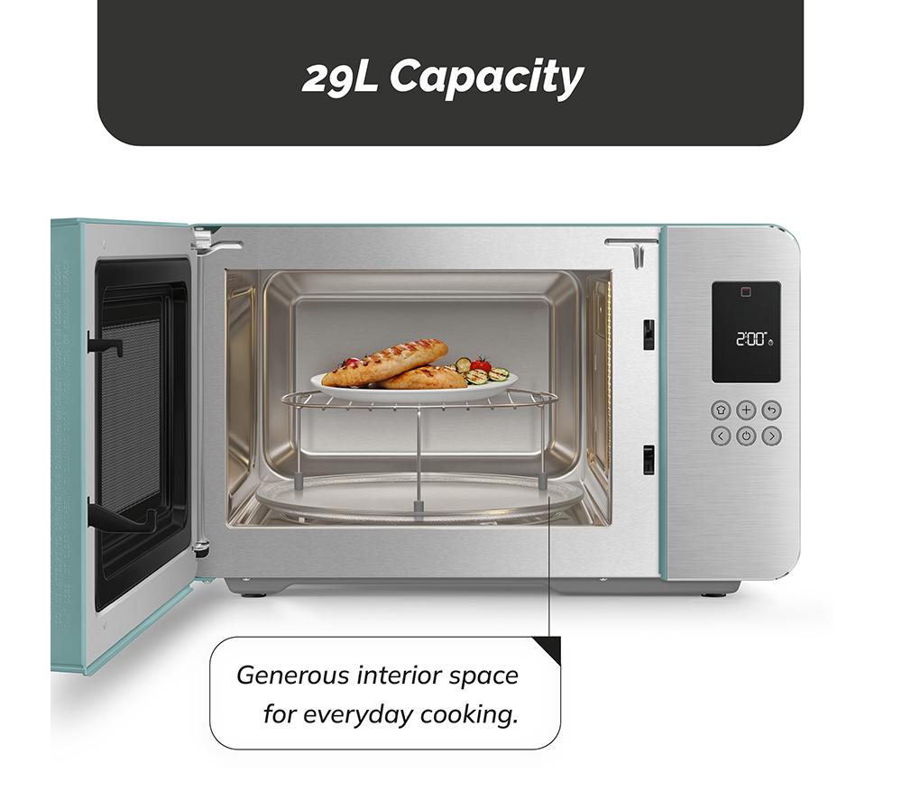 SMEG Collezione MOC01EGMUK Microwave with Grill - Emerald Green