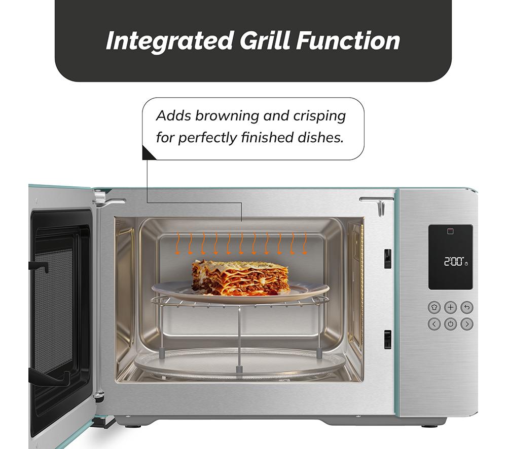 SMEG Collezione MOC01EGMUK Microwave with Grill - Emerald Green
