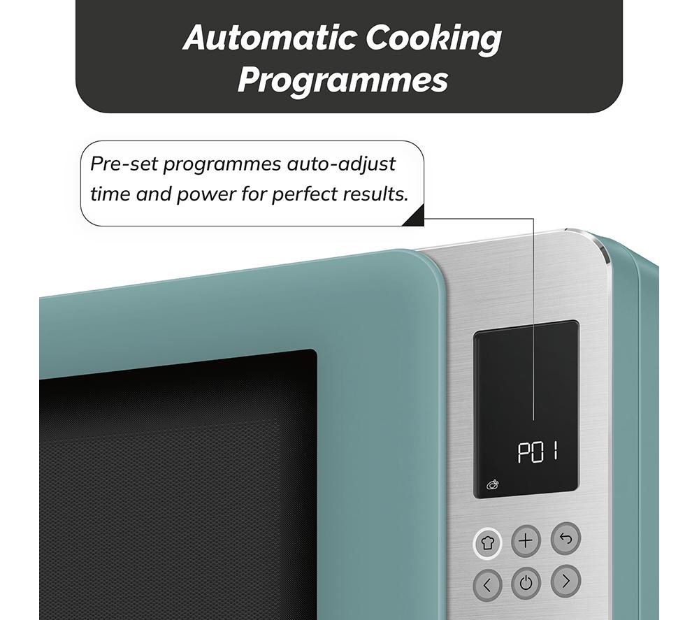 SMEG Collezione MOC01EGMUK Microwave with Grill - Emerald Green