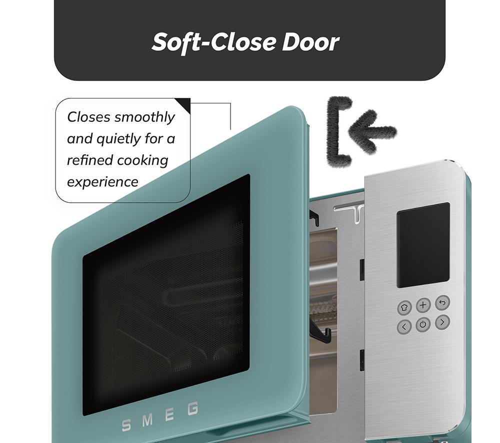 SMEG Collezione MOC01EGMUK Microwave with Grill - Emerald Green