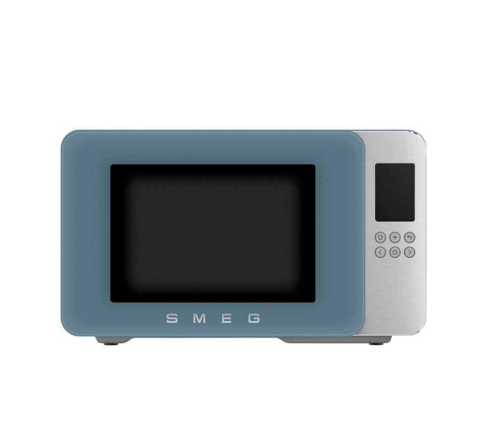 SMEG Collezione MOC01SBMUK Microwave with Grill - Storm Blue
