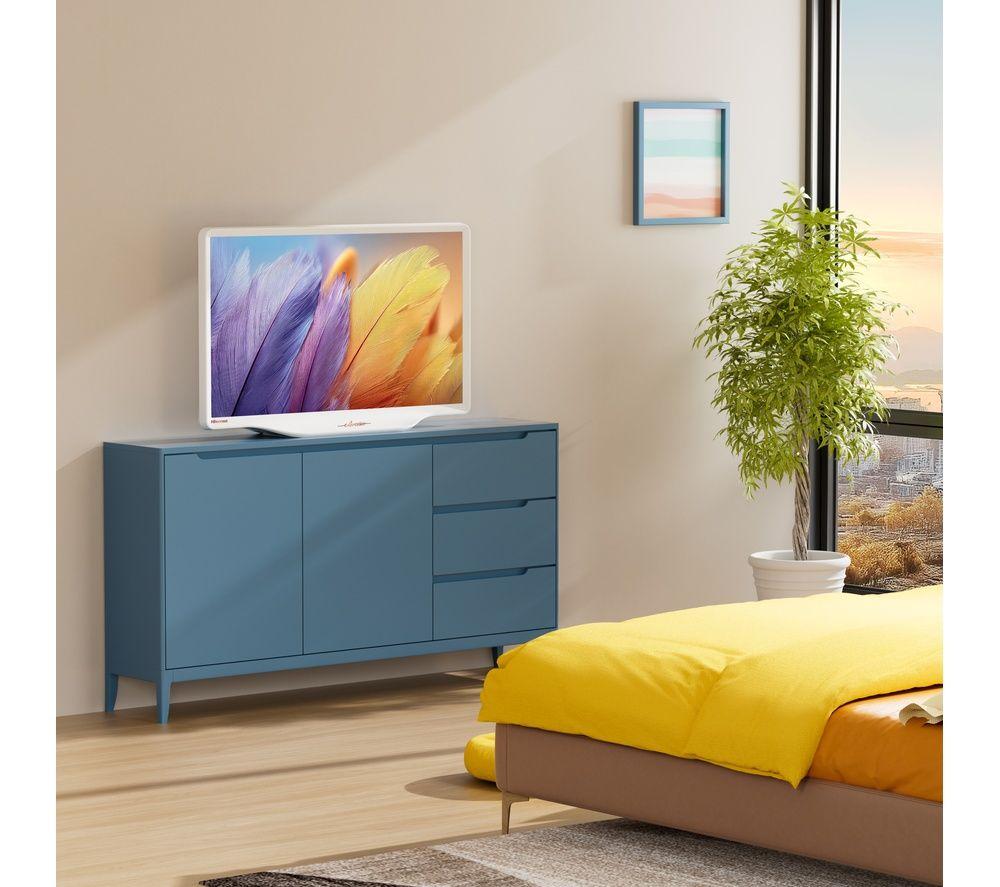 HISENSE Deco 43S5QTUK Smart TV QLED 4K Ultra HD HDR de 43" con Freely - Blanco