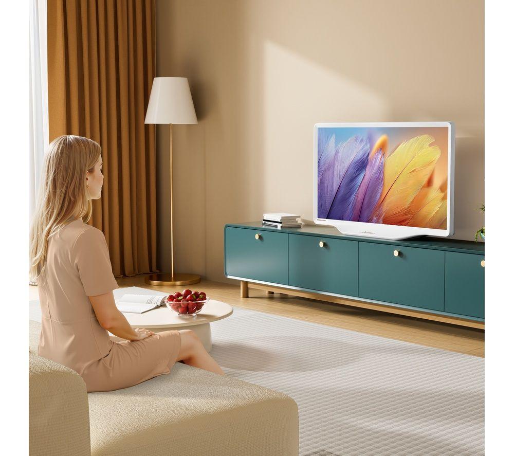 HISENSE Deco 43S5QTUK Smart TV QLED 4K Ultra HD HDR de 43" con Freely - Blanco