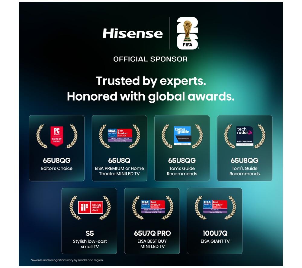 HISENSE A6S 43" LED 4K HDR Smart TV with Freely - 43A6STUK