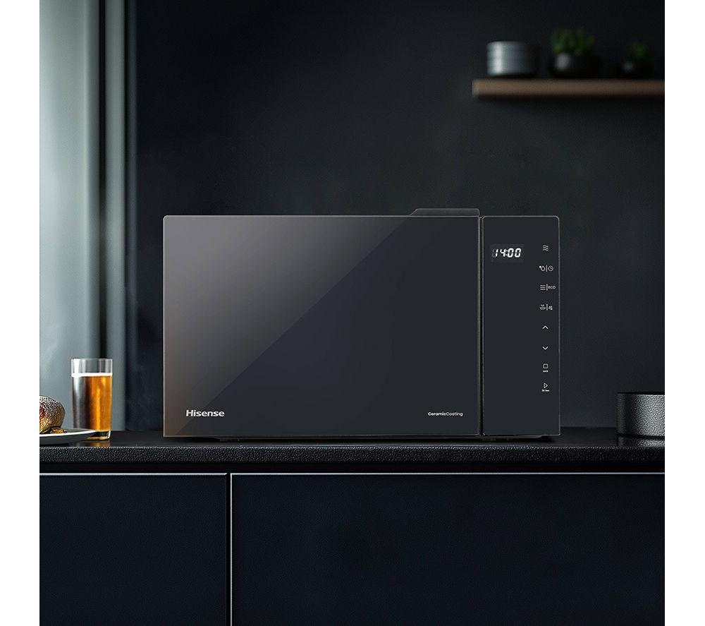 HISENSE H23MOBS5H4UK Kompakte Solo-Mikrowelle – Schwarz