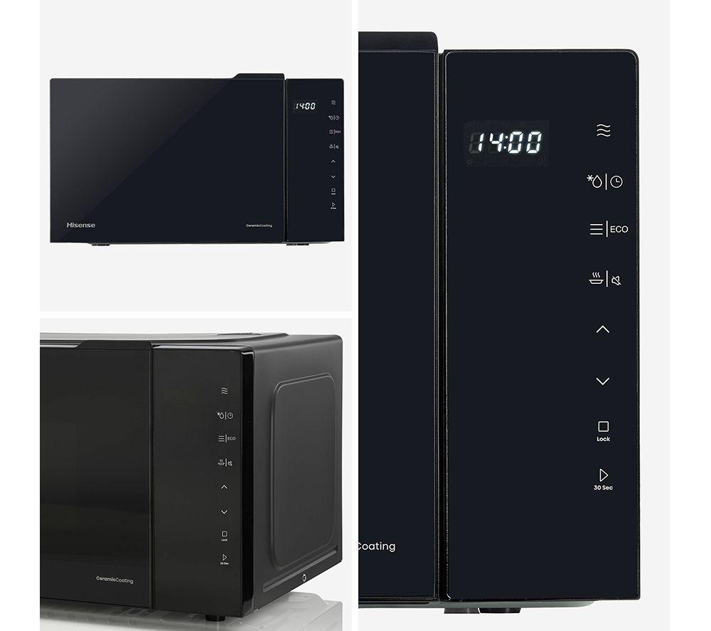 HISENSE H23MOBS5H4UK Kompakte Solo-Mikrowelle – Schwarz