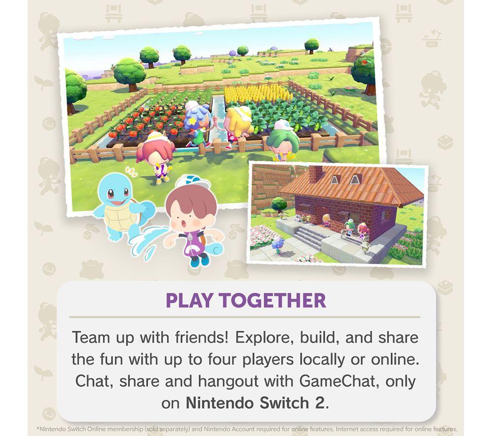 NINTENDO Switch 2, Pokémon Pokopia, Super Mario Bros 40th Anniversary Keychain & Mario Kart Backpack Buddies Bundle