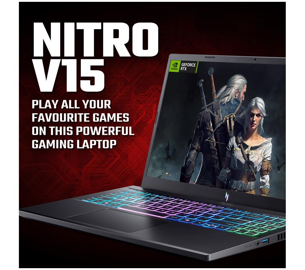 ACER Nitro V15 15.6" Gaming Laptop - AMD Ryzen 7, RTX 5060, 512 GB SSD