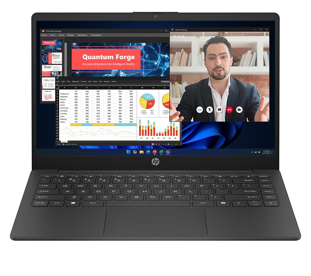 HP 14-ep2500sa 14" Laptop - Intel® N150, 128 GB UFS, Jet Black