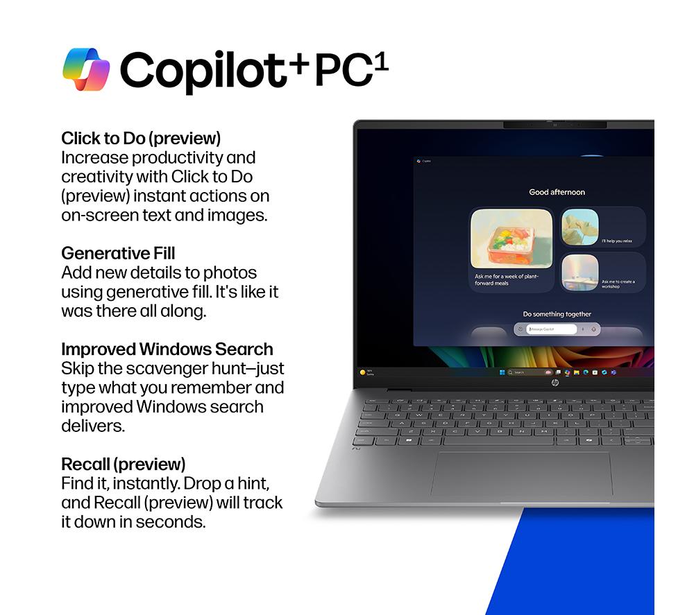 Portátil HP OmniBook 5 AI de 16" - AMD Ryzen AI 7, 512 GB SSD, Plata