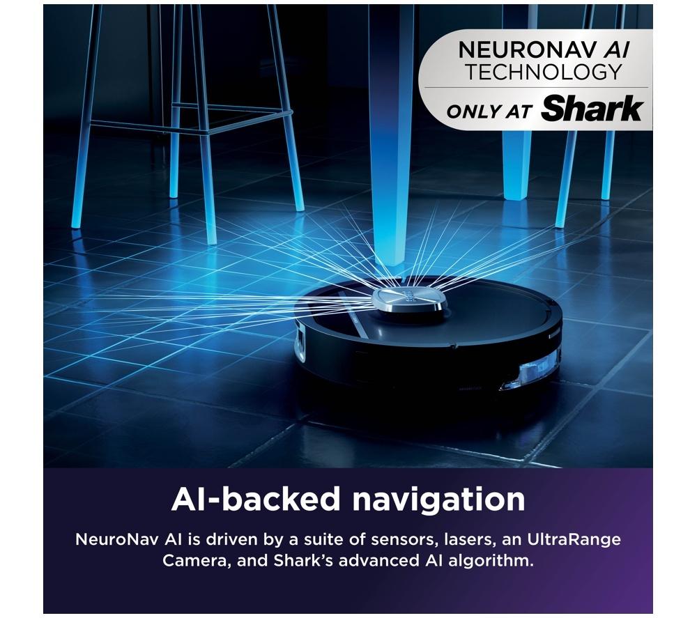 Robot aspirador SHARK PowerDetect UV Reveal RV3000XEUK – Negro