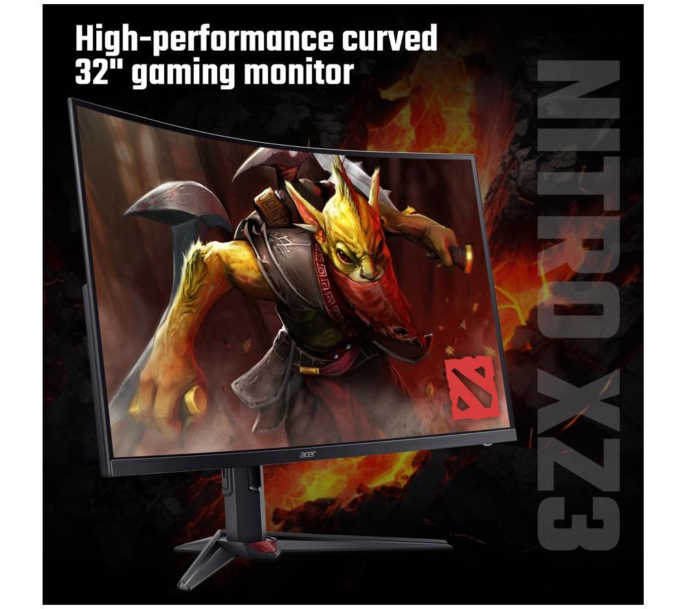 ACER Nitro XZ323QUP1 Quad HD 31.5" Curved VA LCD Gaming Monitor - Black