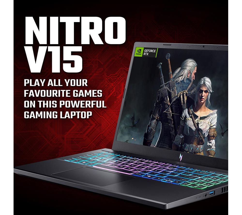 ACER Nitro V15 15.6" Gaming Laptop - AMD Ryzen 5, RTX 5050, 512 GB SSD