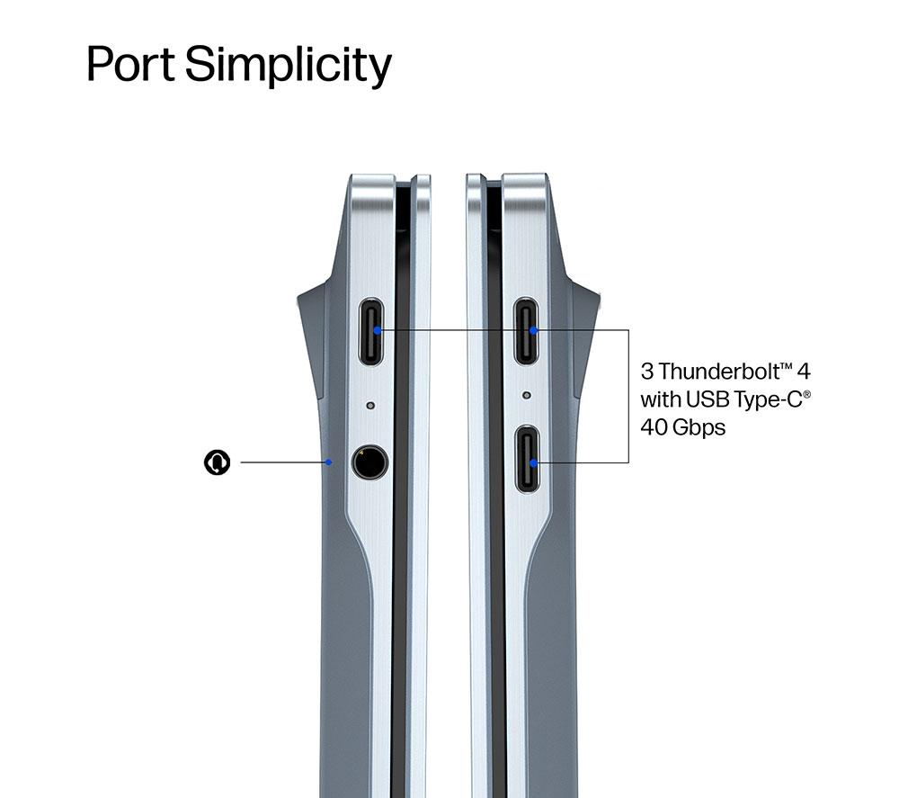 Portátil HP OmniBook Ultra de 14" - Snapdragon X2 Plus, SSD de 1 TB, azul piedra