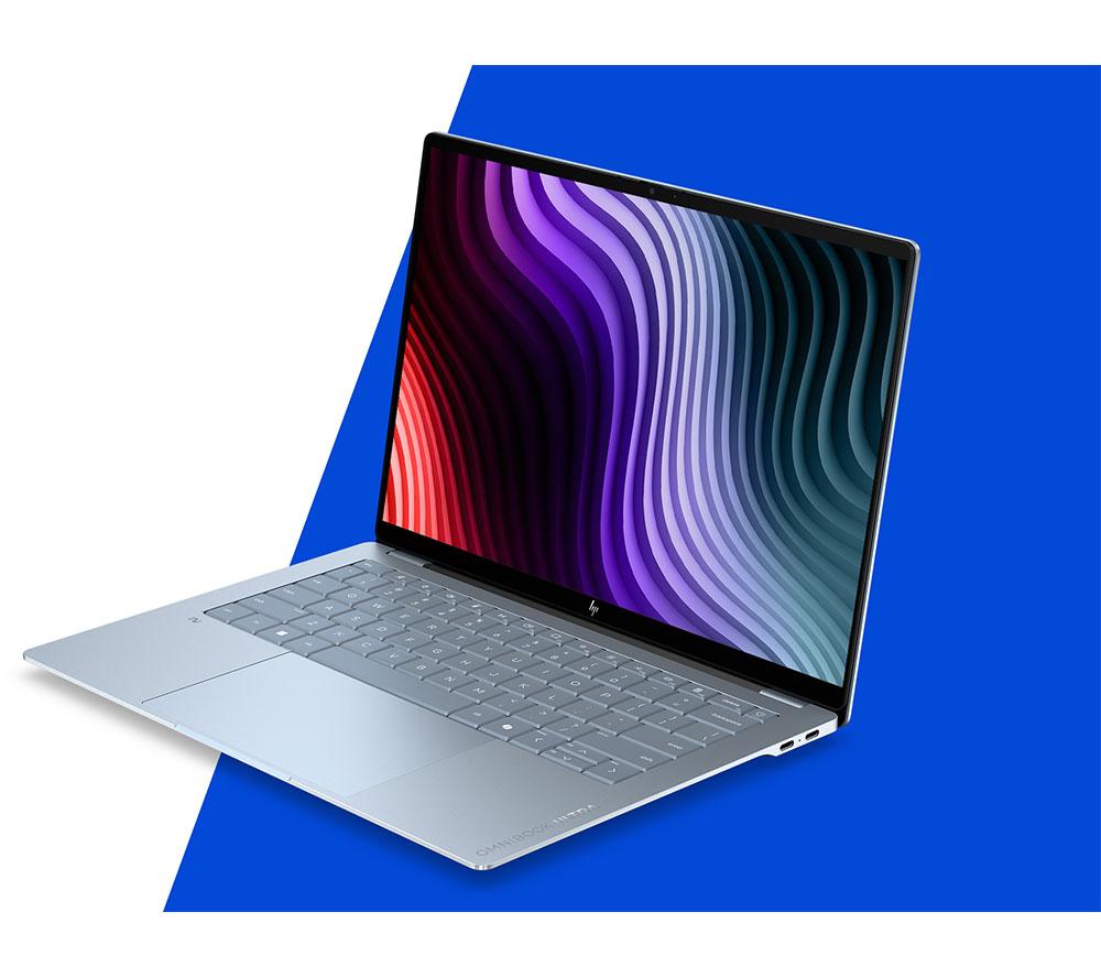 Portátil HP OmniBook Ultra de 14" - Snapdragon X2 Plus, SSD de 1 TB, azul piedra