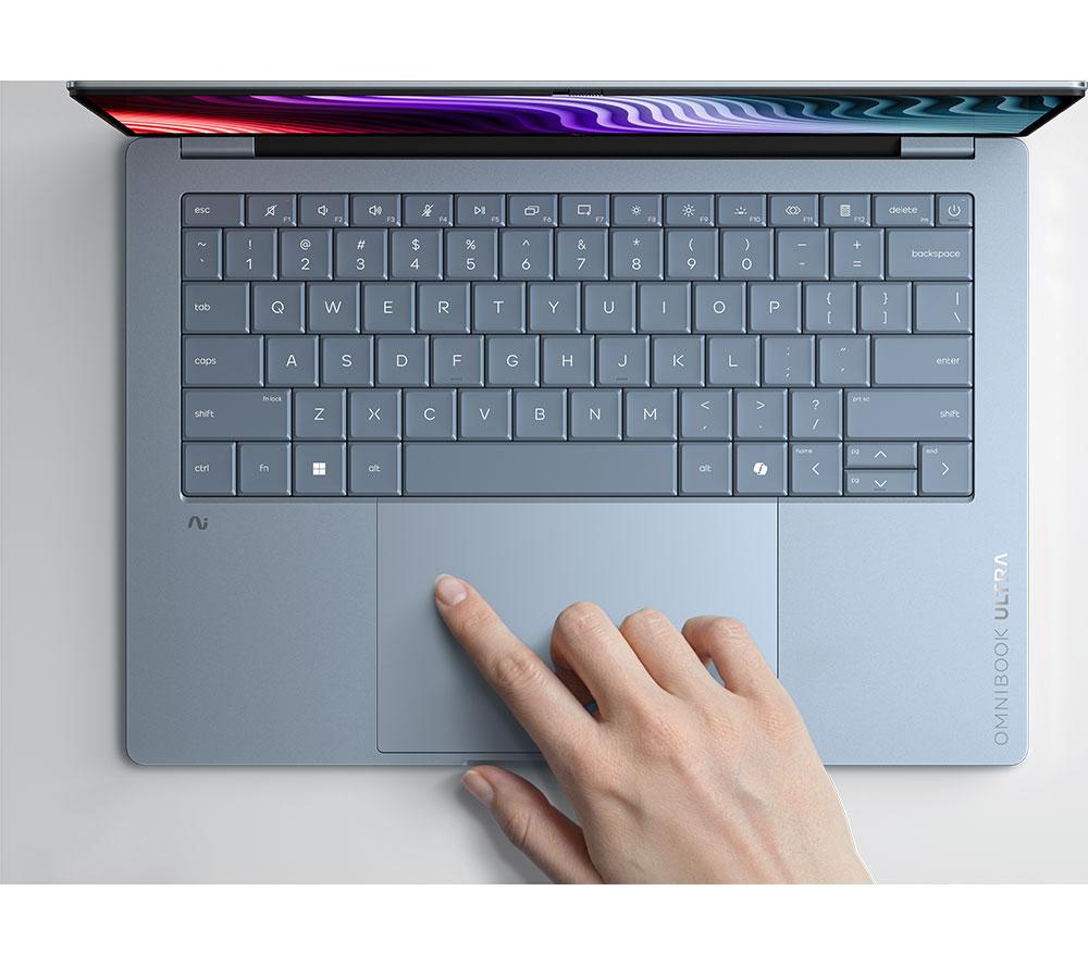 Portátil HP OmniBook Ultra de 14" - Snapdragon X2 Plus, SSD de 1 TB, azul piedra