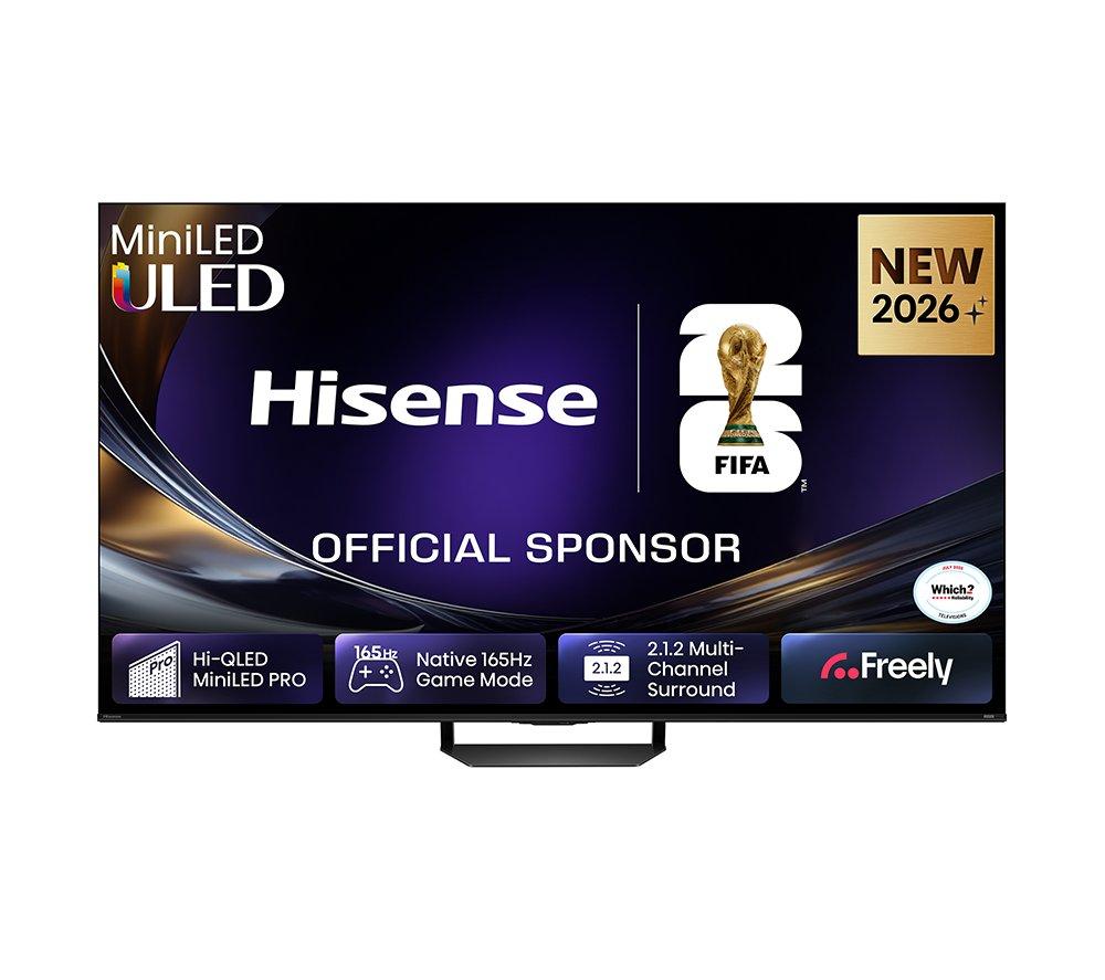 HISENSE U7S PRO 85" Mini LED 4K 165 Hz Smart AI TV with Freely - 85U7STUK PRO