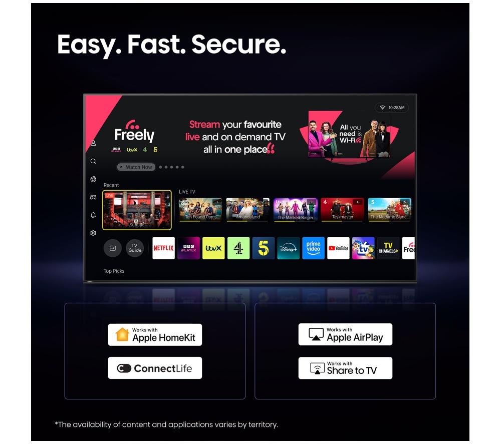 HISENSE A4S 32" LED HD Ready HDR Smart TV with Freely - 32A4STUK
