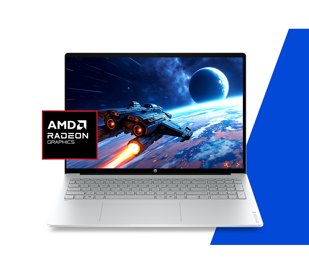 Portátil HP OmniBook 5 de 16" - AMD Ryzen AI 5, 256 GB SSD, Plateado