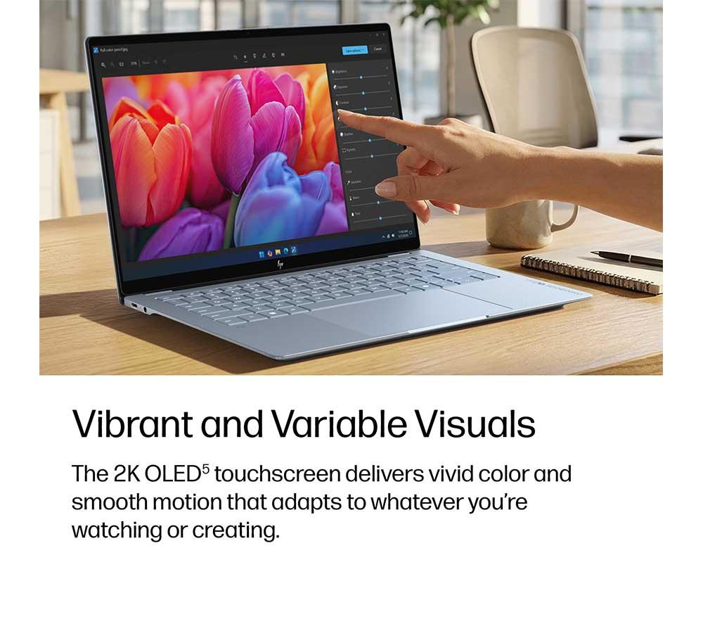 HP OmniBook Ultra 14" Laptop - Snapdragon X2 Plus, 512 GB SSD, Stone Blue