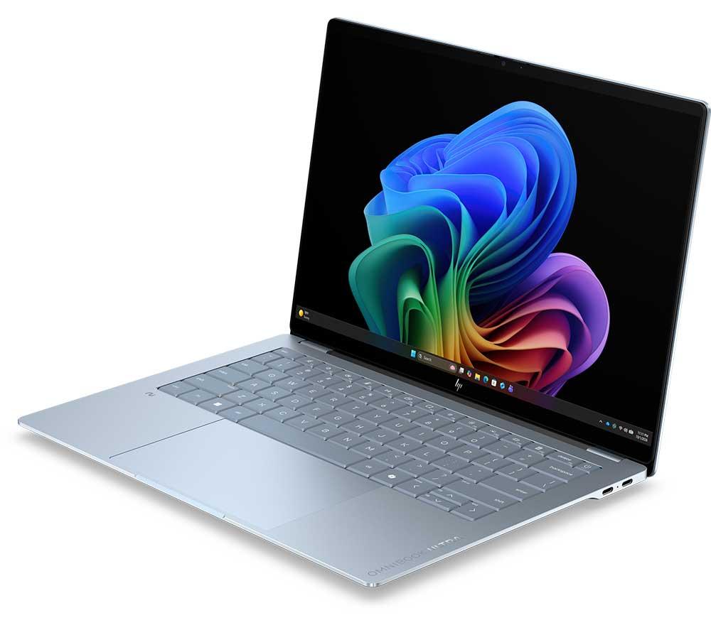 HP OmniBook Ultra 14" Laptop - Snapdragon X2 Plus, 512 GB SSD, Stone Blue