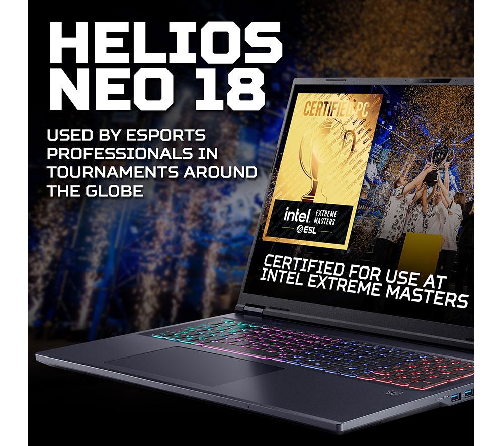 ACER Predator Helios Neo 18 AI 18" Gaming-Laptop - Intel® Core™ Ultra 9, RTX 5070 Ti, 1 TB SSD