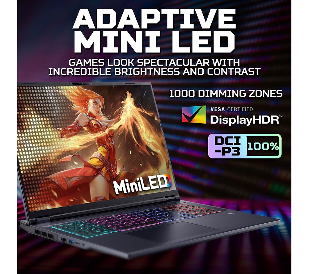 ACER Predator Helios Neo 18 AI 18" Gaming-Laptop - Intel® Core™ Ultra 9, RTX 5070 Ti, 1 TB SSD