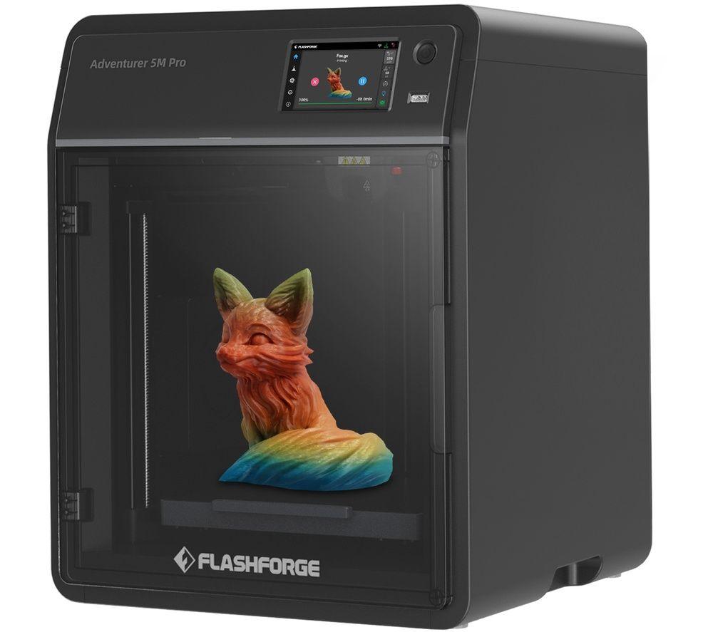 FLASHFORGE Adventurer 5M Pro Wireless 3D Printer - Black