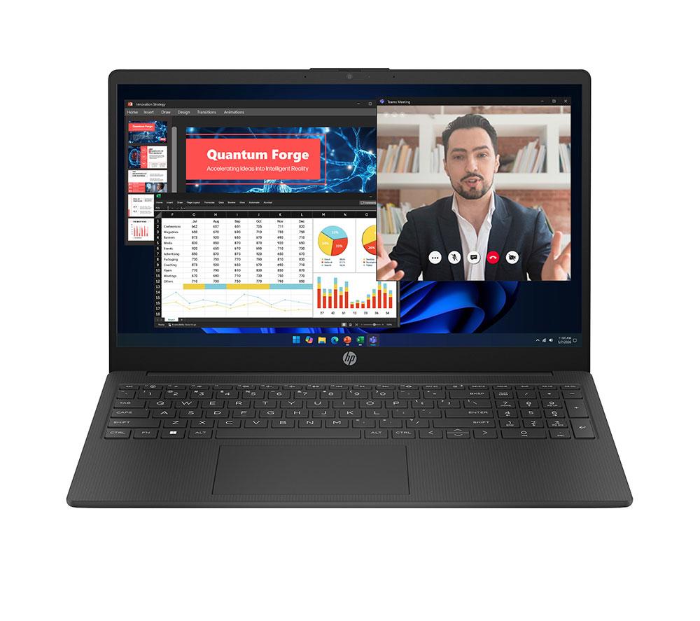 HP 15-fd1504sax 15.6" Laptop - Intel® Core™ 3, 256 GB SSD, Black