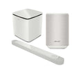BOSE Lifestyle Ultra Soundbar, Subwoofer & Wireless Multi-room Speaker Bundle with Amazon Alexa - White