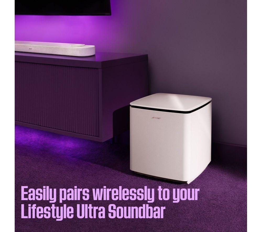 BOSE Lifestyle Ultra Soundbar & Ultra Subwoofer (White) Bundle