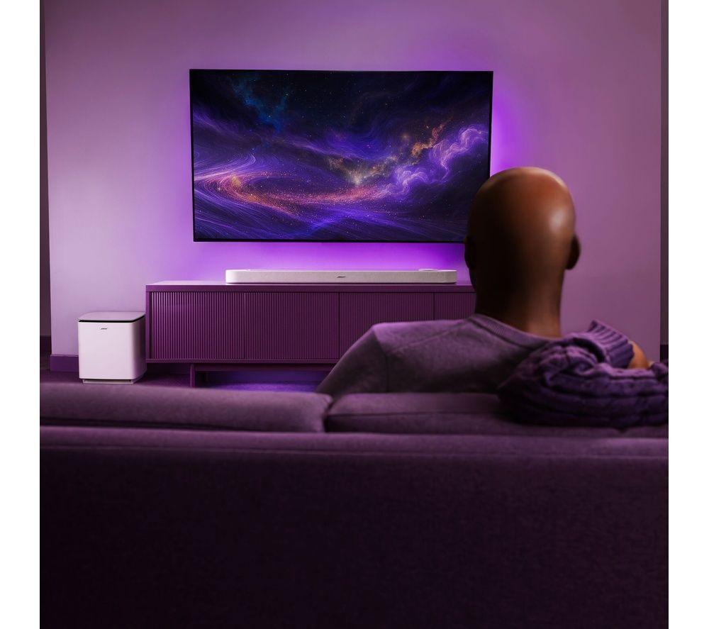 BOSE Lifestyle Ultra Soundbar & Ultra Subwoofer (White) Bundle