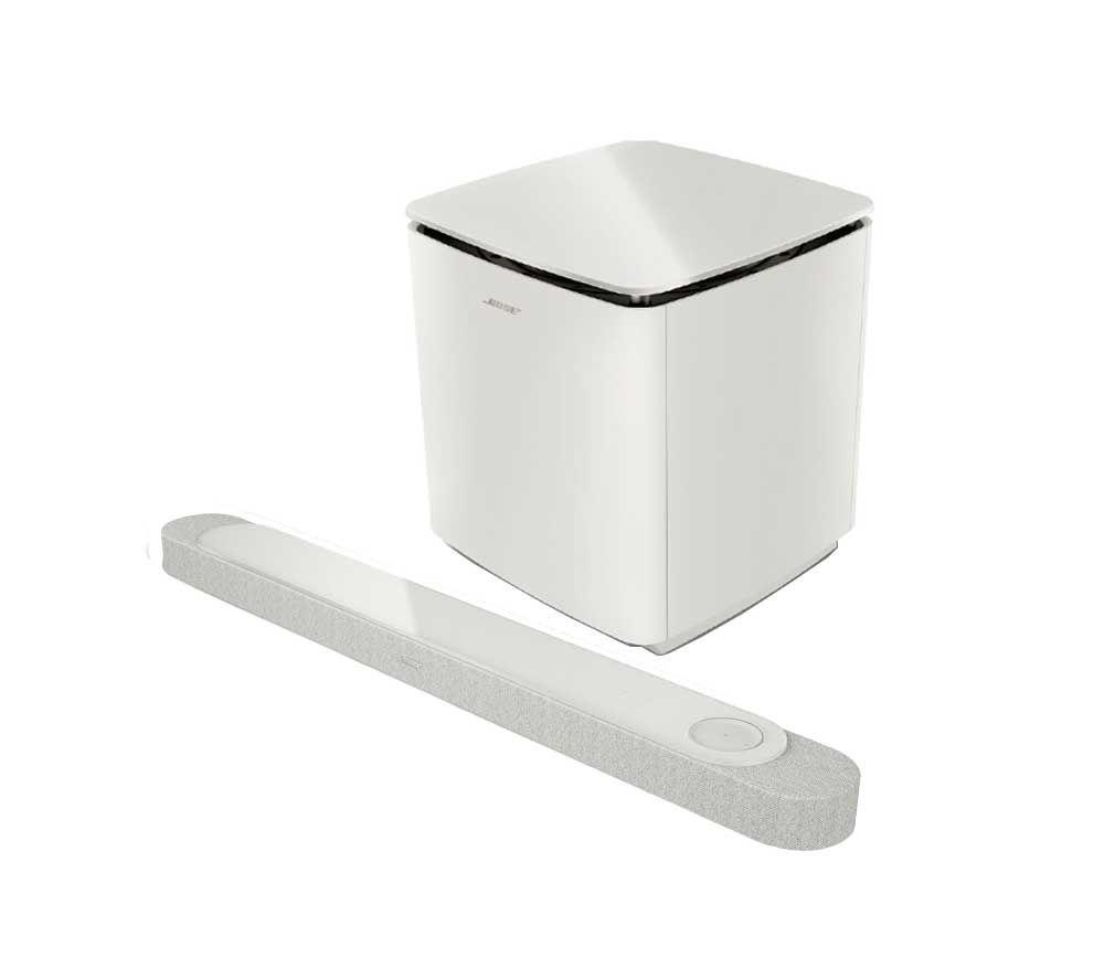 BOSE Lifestyle Ultra Soundbar & Ultra Subwoofer (White) Bundle