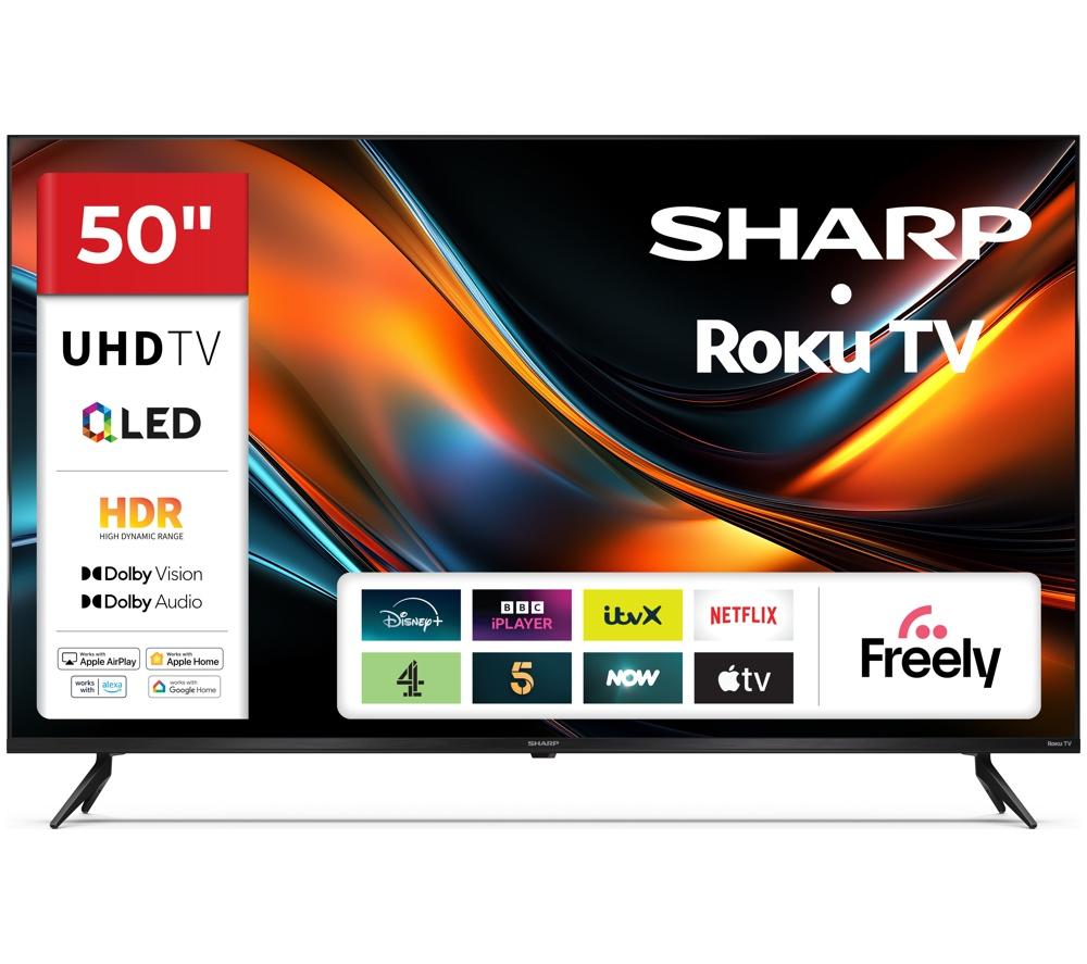 SHARP 4T-C50HJ6725K 50" Smart 4K Ultra HD HDR QLED TV