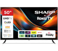 SHARP 4T-C50HJ6725K 50" Smart 4K Ultra HD HDR QLED TV