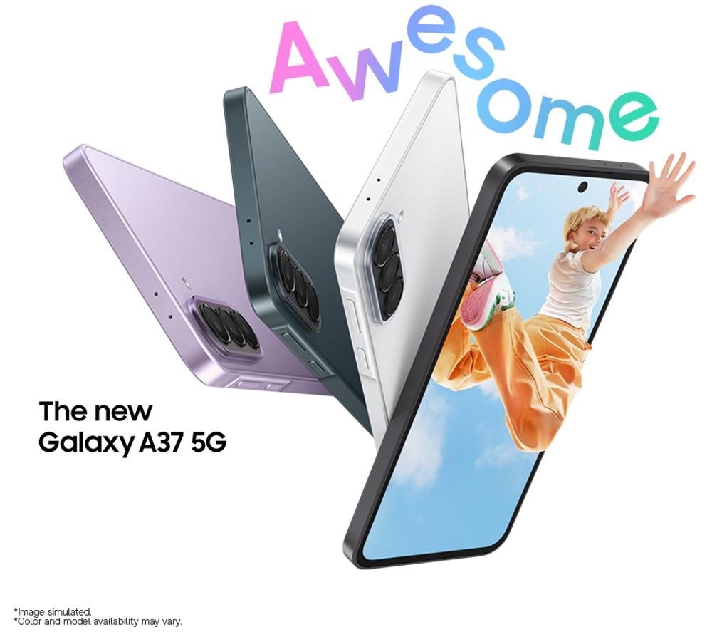 SAMSUNG Galaxy A37 5G - 128 GB, Charcoal Grey