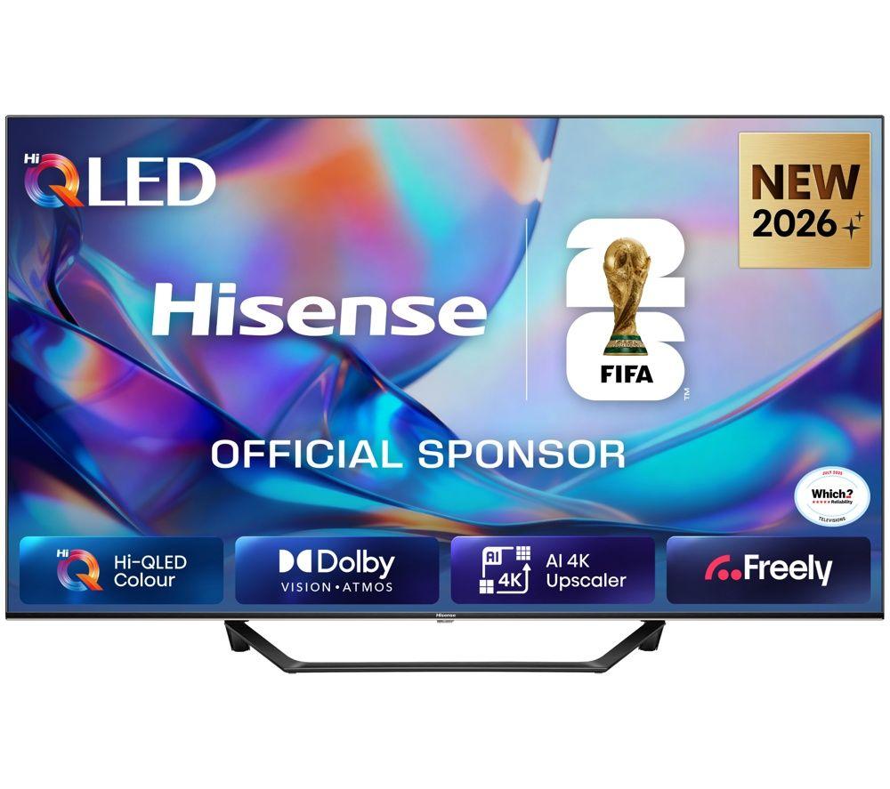 HISENSE A7S 43" QLED 4K Smart AI TV with Freely - 43A7STUK