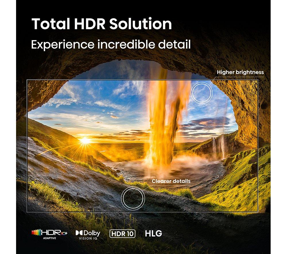 HISENSE A7S 43" QLED 4K Smart AI TV with Freely - 43A7STUK
