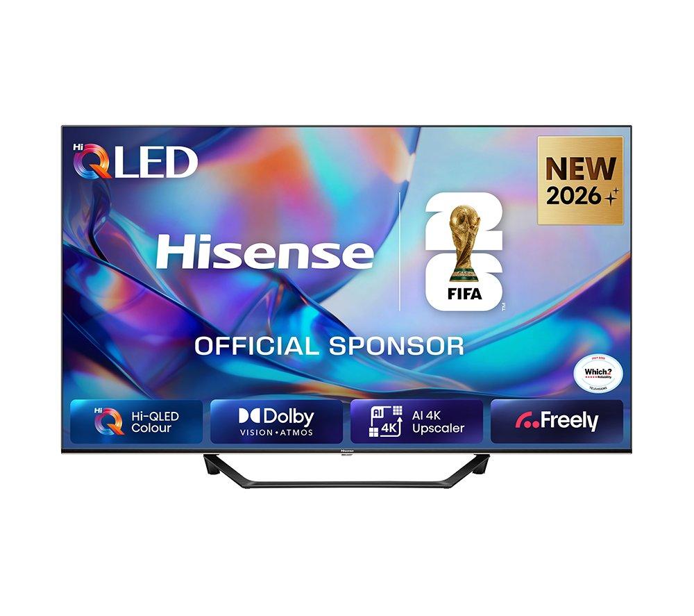 HISENSE A7S 43" QLED 4K Smart AI TV with Freely - 43A7STUK