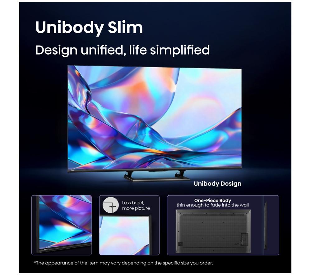 HISENSE A7S Smart TV QLED 4K de 55" con IA y Freely - 55A7STUK